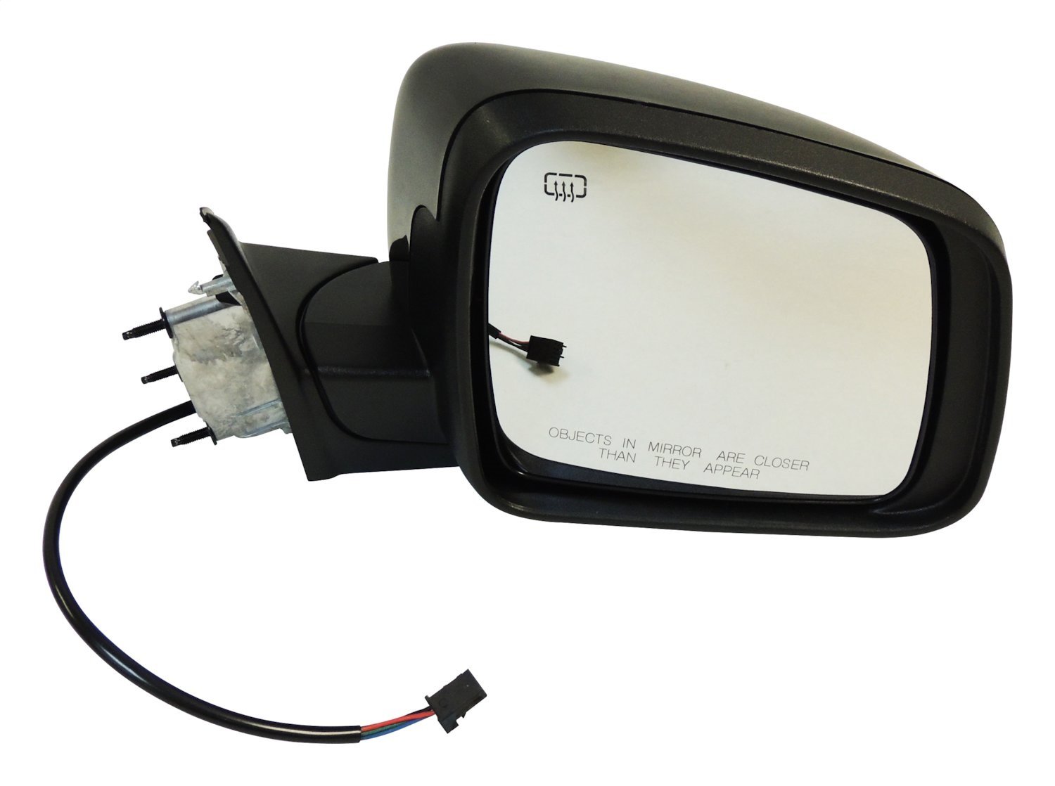 Crown Automotive Mirror Body - Replacement Side View Mirror for Cars, Trucks & SUVs - Durable & Weather-Resistant Design - Perfect for Parking, Lane Changes & Safe Driving