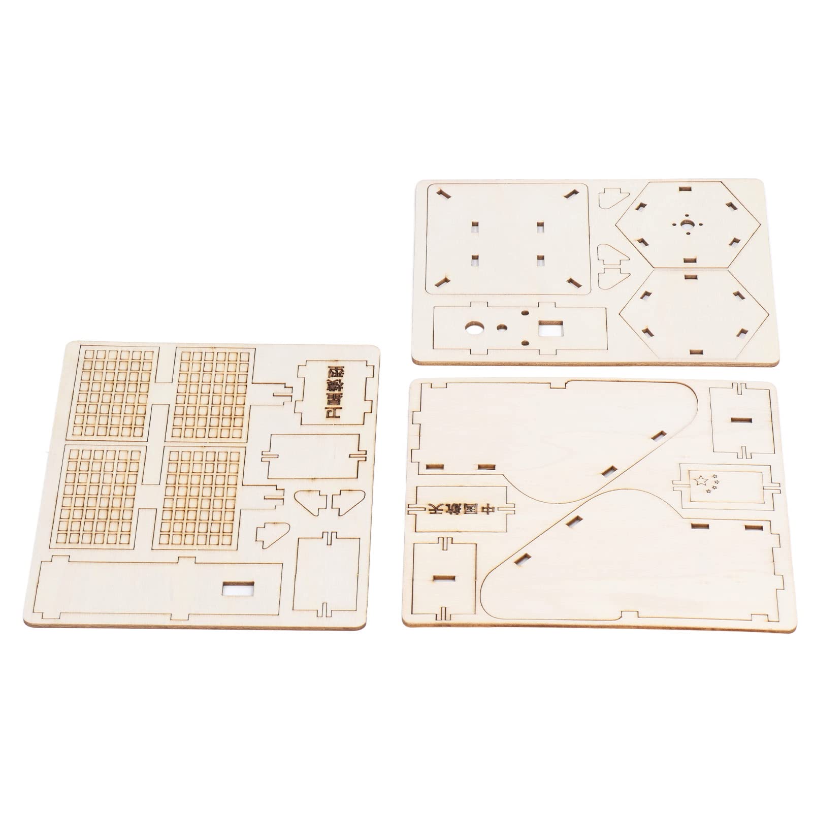 DIY Wooden Space Model Kit with Iron Bars & Screws - Educational STEM Toy for Kids - Build Your Own Electric Spacecraft - Perfect for Home Learning & Play
