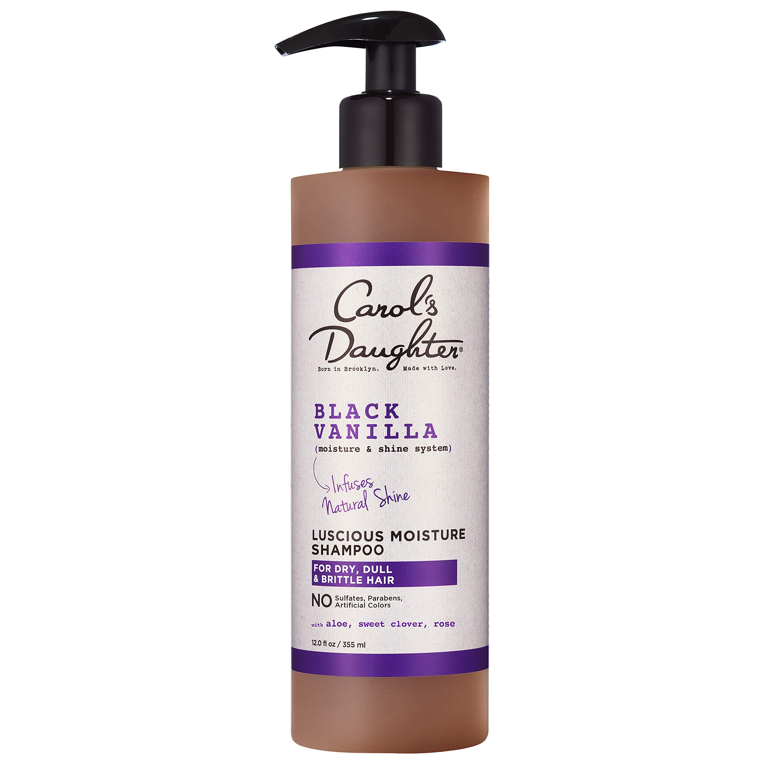 Carol’s Daughter Black Vanilla Sulfate-Free Hair Care Set - Hydrating Shampoo, Conditioner & Leave-In Spray for Dry, Damaged, Natural Curly Hair - Infused with Shea Butter, Aloe & Rosemary - Perfect for Daily Moisturizing & Revitalizing Curls at Home or Salon