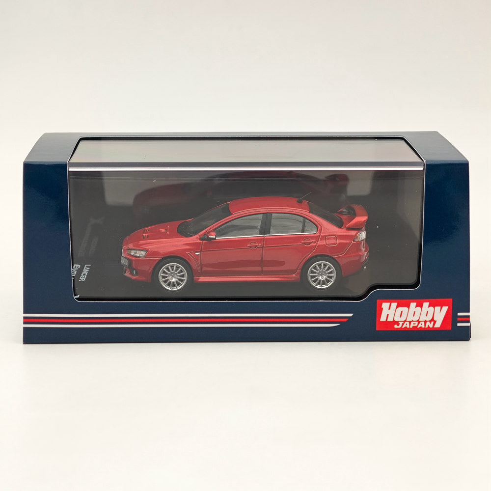1/64 Mitsubishi Lancer Evolution X Phantom Red Metallic Diecast Model Car - Limited Collector's Edition for Car Enthusiasts & Display - Perfect for Showcases, Gifts, and Racing Collections