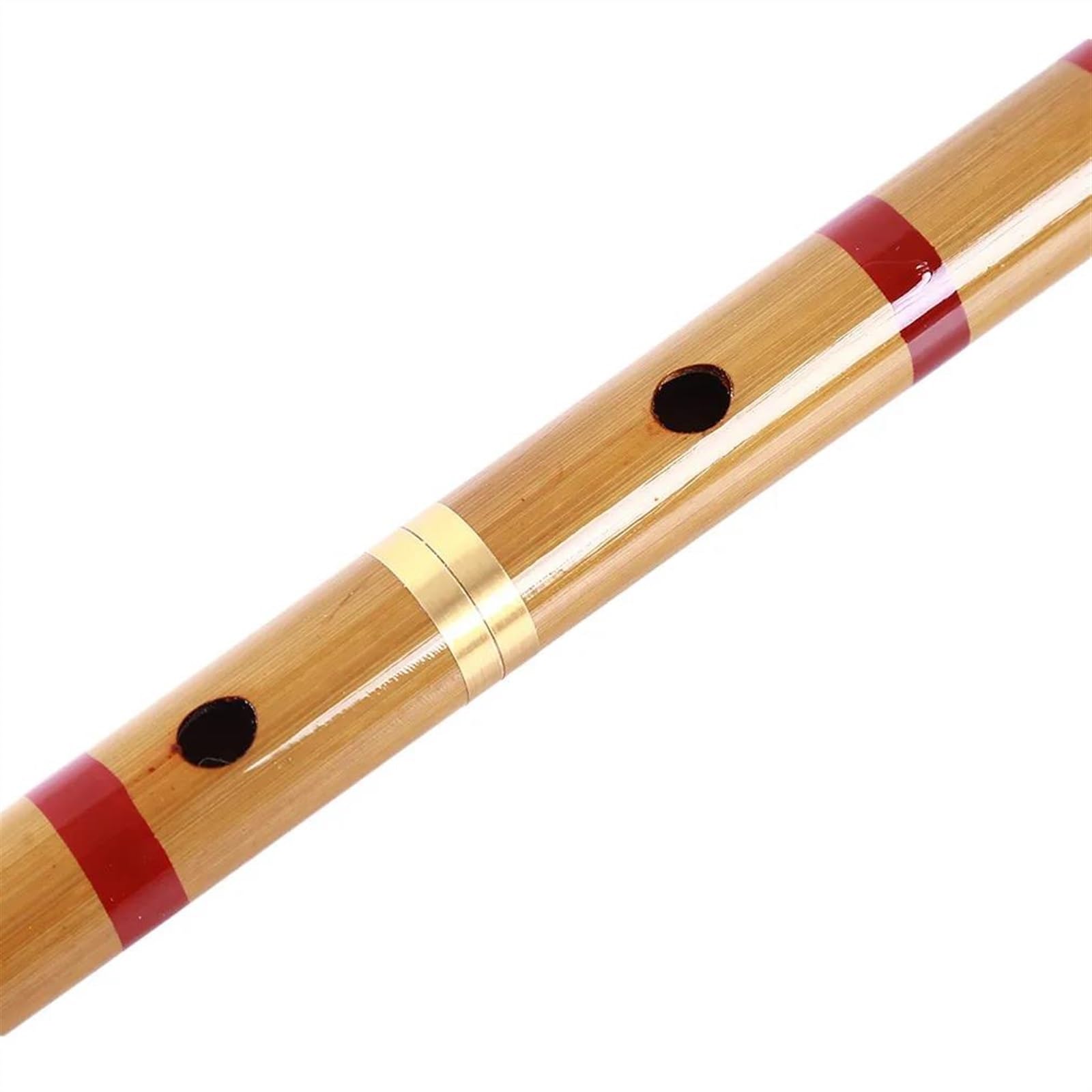 Professional F Key Chinese Traditional Bamboo Flute - Handcrafted Woodwind Instrument for Beginners, Performances & Meditation Music