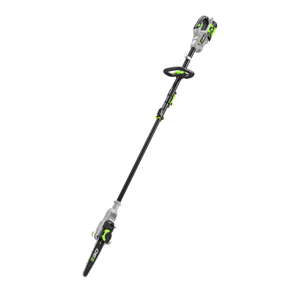 EGO Power+ PS1001 56V Cordless Electric Pole Saw with Telescopic LED Cut Line Indicator, 2.5Ah Battery & Charger Included - Perfect for Tree Trimming, Pruning, and Landscaping in Backyards, Gardens, and Farms