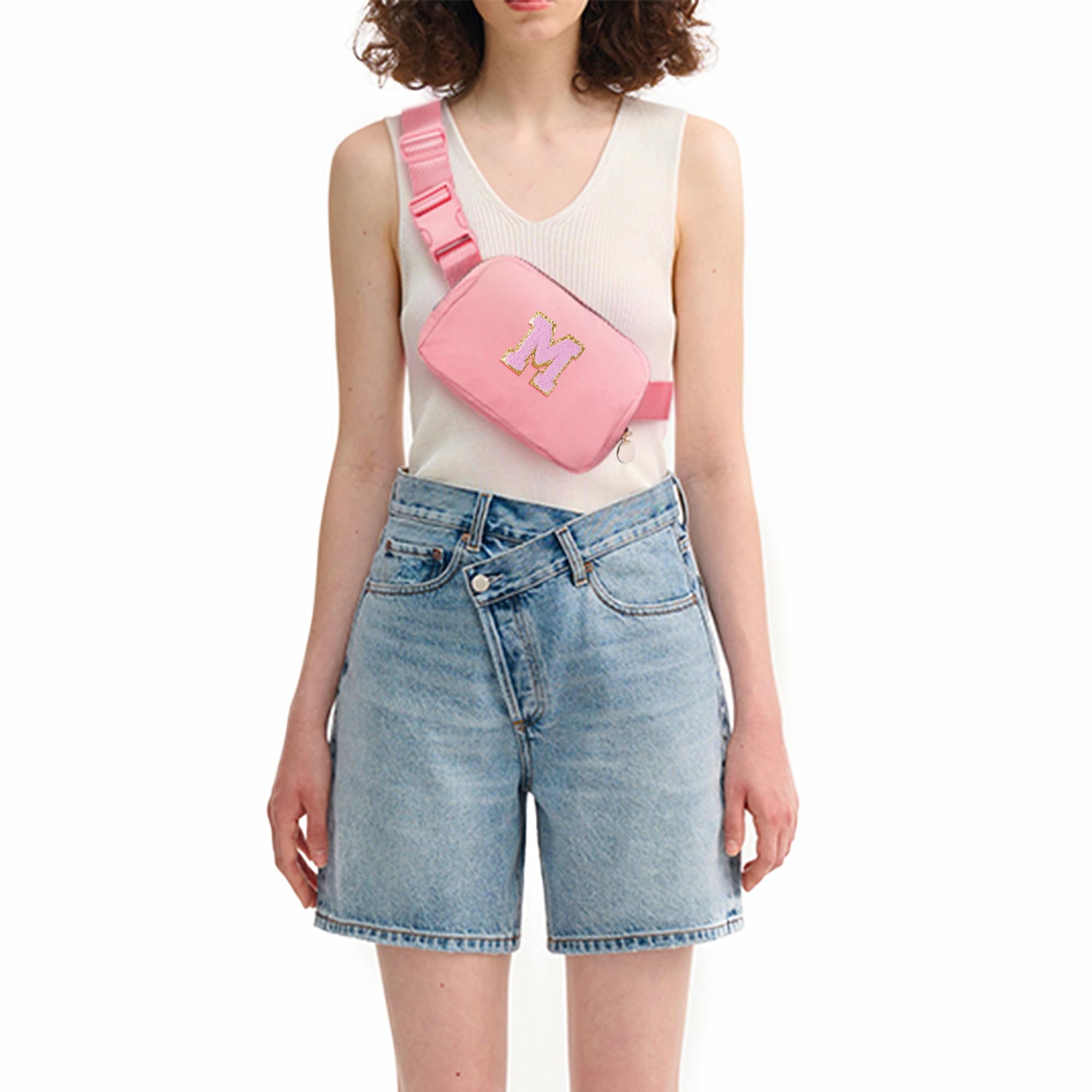 Best Dance Recital Gifts for Girls Age 8-12 - Cute Crossbody Belt Bag & Waist Pack for Kids & Teens | Perfect Dance Class Accessory & Birthday Present (Peach) | Ideal for Dance Practice, School & Travel
