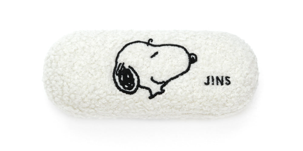 JINS x PEANUTS 086 Resting Eyeglasses - Stylish Snoopy & Woodstock Design for Men & Women - Perfect for Reading, Working & Daily Use