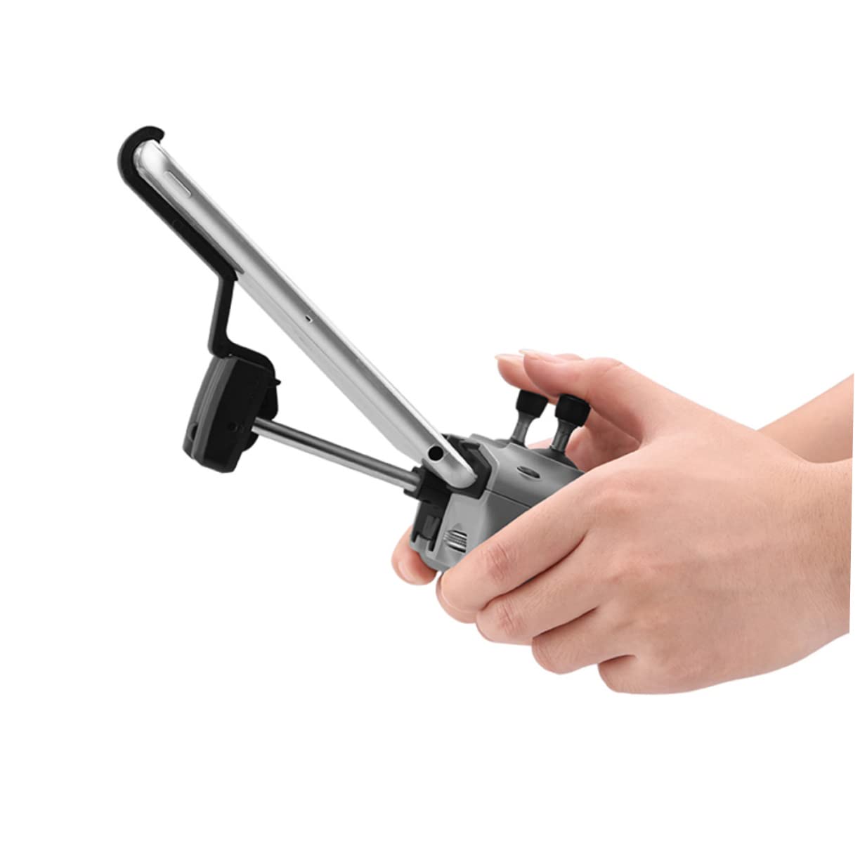 UKCOCO 2-Pack Remote Controller Extension Bracket with Phone Holder - Adjustable Stand for DJI Drone Controllers, Smartphones & Tablets - Perfect for Aerial Photography & FPV Flying