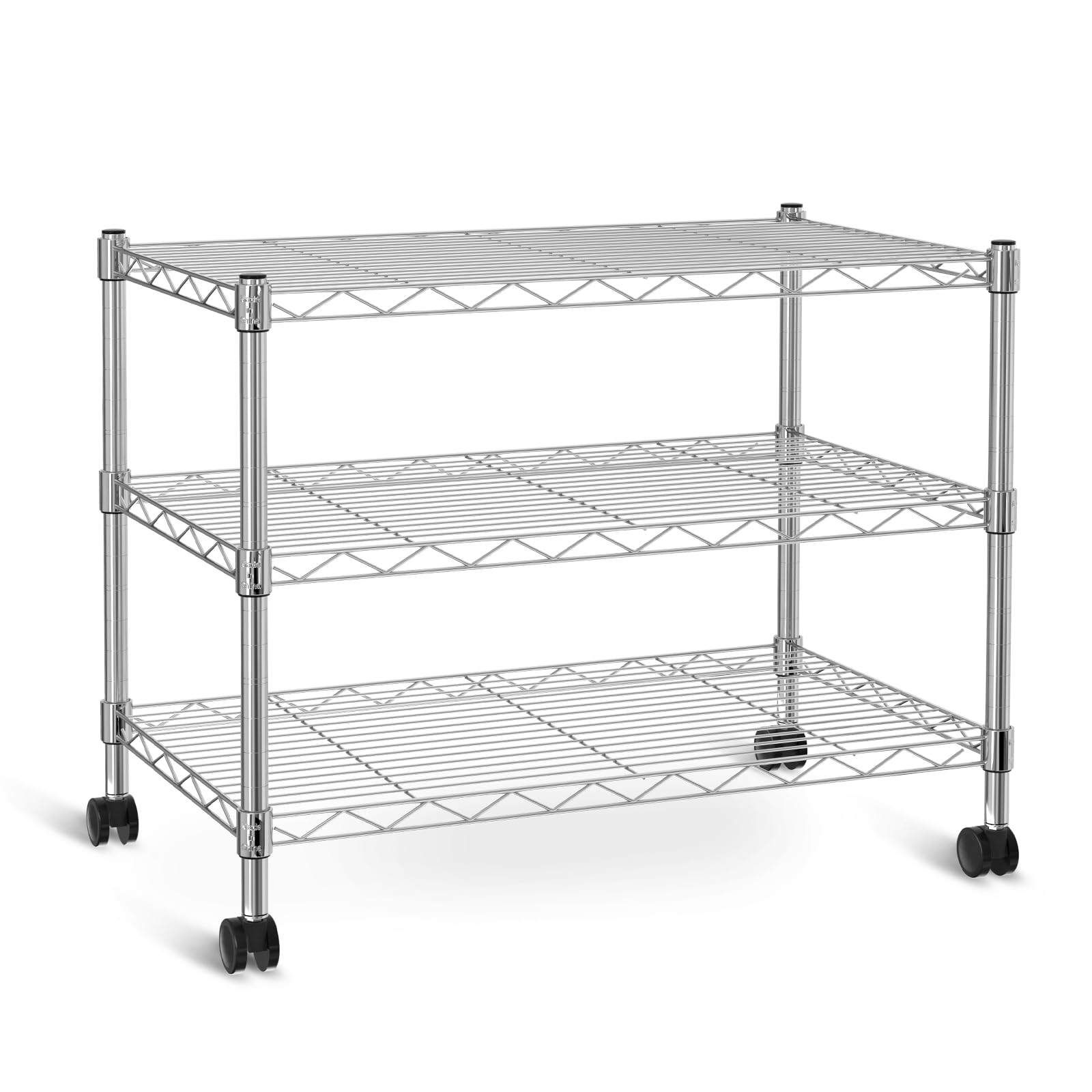 Heavy Duty 3-Tier Storage Shelves 750Lb Capacity - 24.02