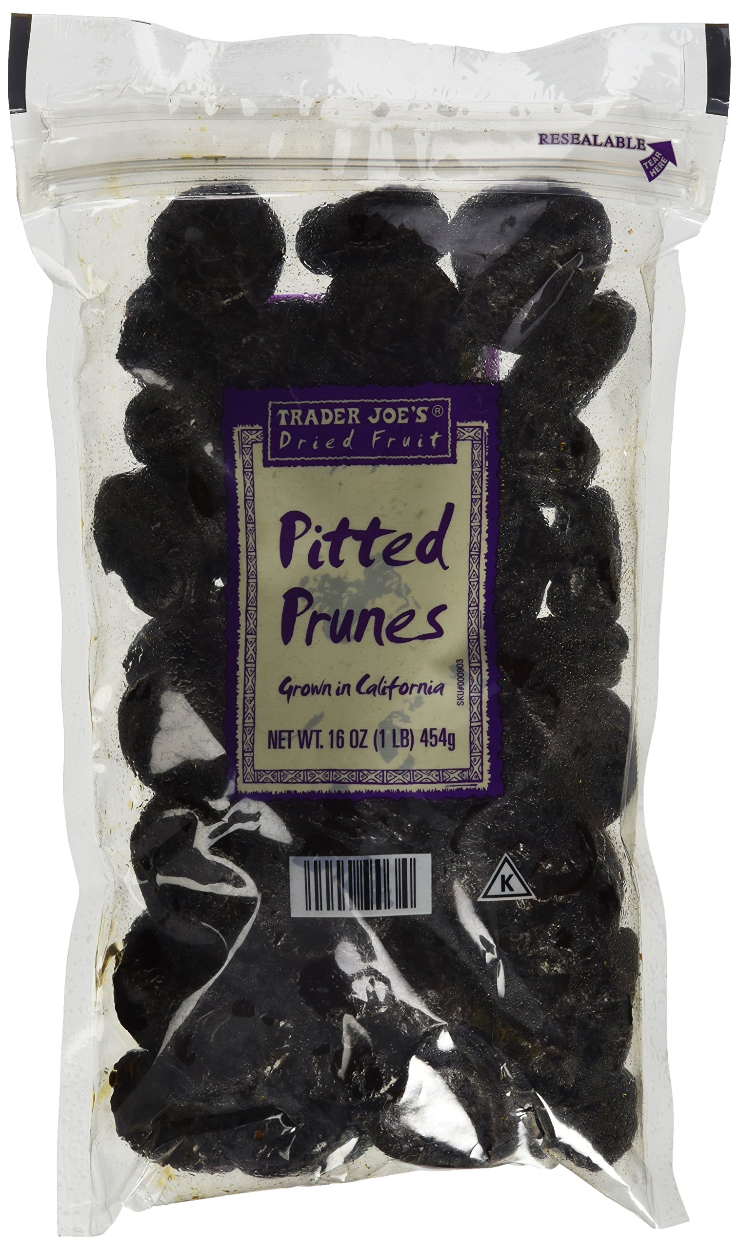 Organic Dried Pitted Prunes 3-Pack | No Sugar Added | High Fiber Snack | Perfect for Baking, Smoothies & Healthy On-the-Go Snacking
