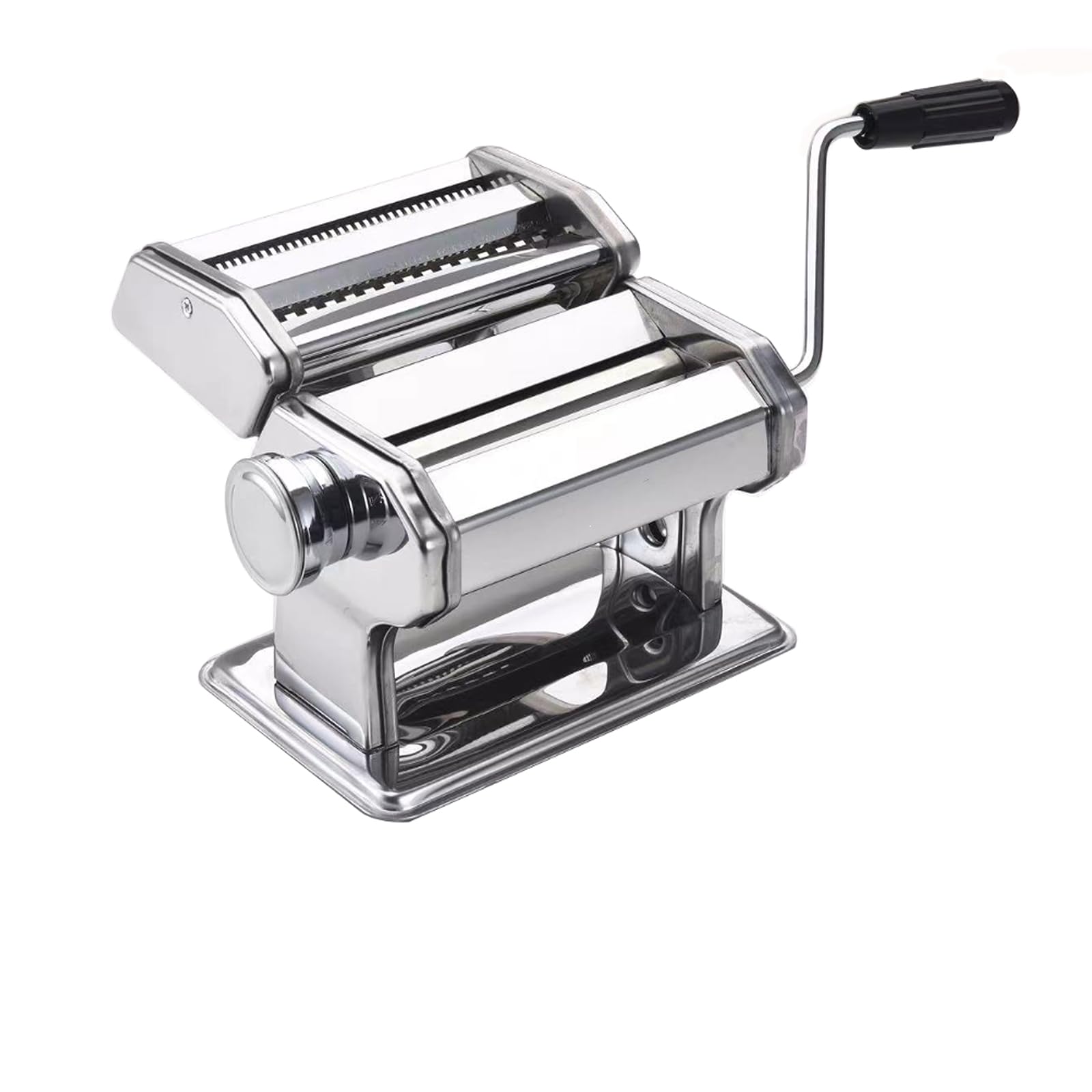 Premium Manual Pasta Maker Machine - 9 Adjustable Thickness Settings for Homemade Spaghetti, Fettuccine & Lasagna | Durable Aluminum Alloy Rollers & Cutter | Includes Dough Brush | Perfect for Italian Cuisine, Family Cooking & Restaurant Use