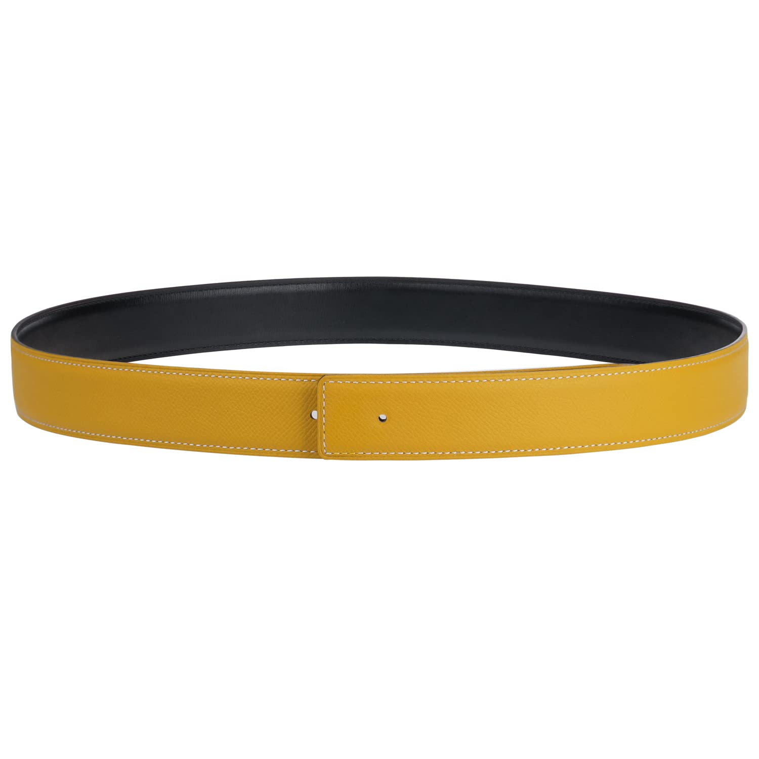 Premium Full Grain Cow Leather Belt Strap - 32mm Wide, No Buckle, Durable Replacement for Men & Women | Perfect for Casual, Business & Formal Outfits