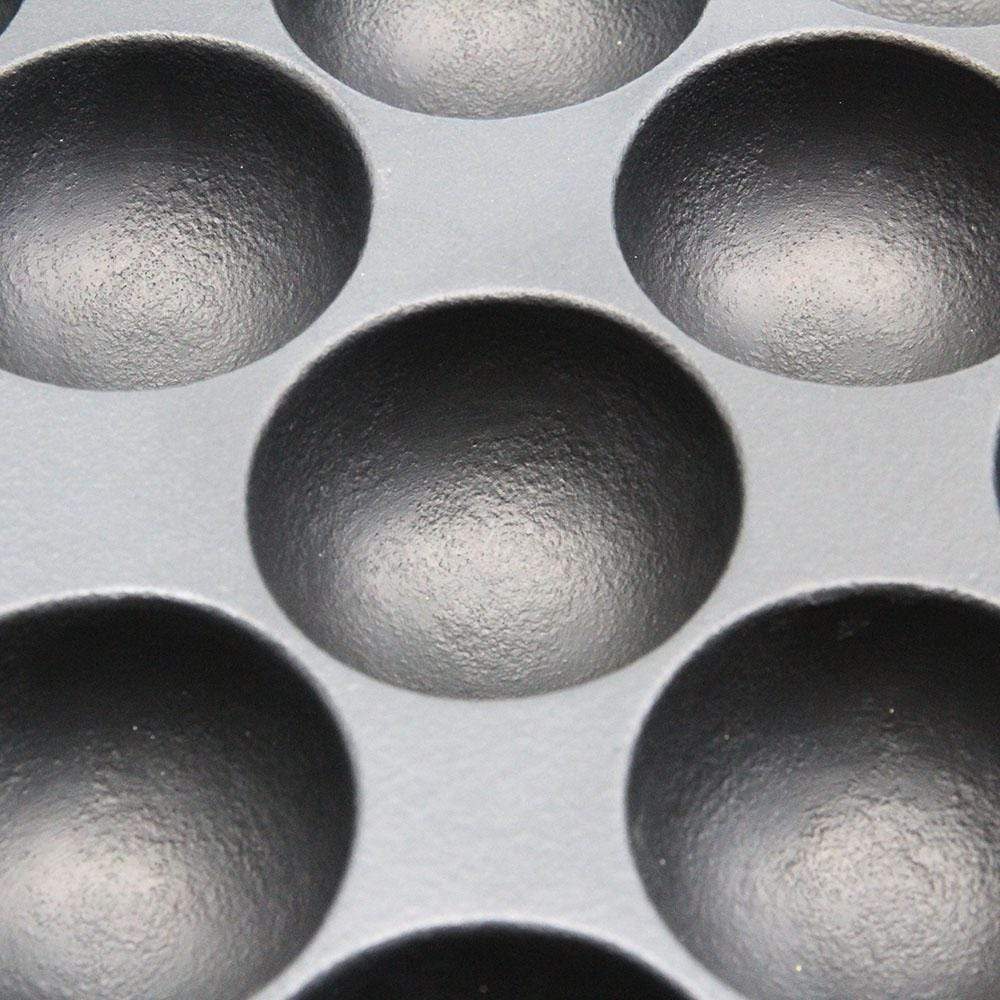 Premium Iwachu Nambu Cast Iron Takoyaki Pan - 23 Ball Japanese Grill Pan for Authentic Octopus Balls | Perfect for Home Cooking, Party Snacks & Japanese Cuisine Lovers