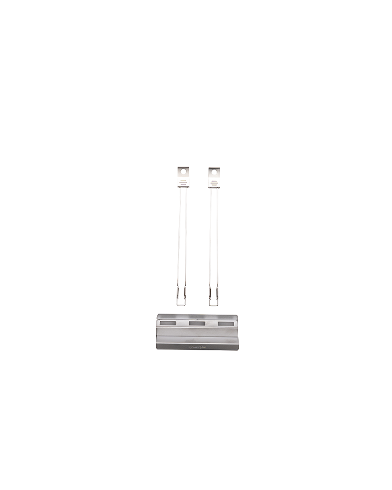Premium Takibi Hearth Skewer Set for Campfire Cooking - 4-Piece Stainless Steel BBQ Skewers for Grilling Meat, Vegetables & Marshmallows - Perfect for Outdoor Camping, Picnics & Backyard BBQs