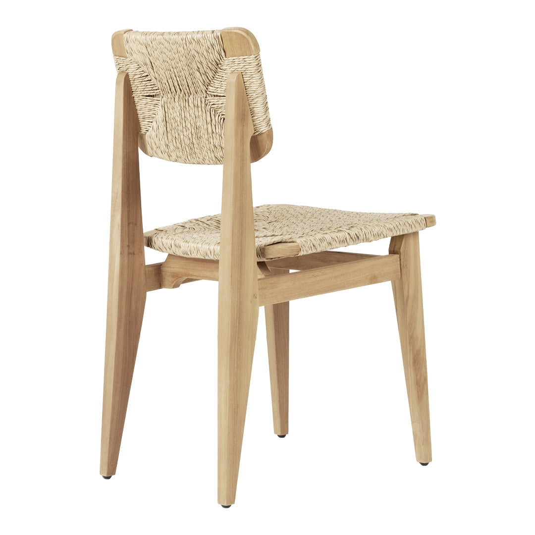 Outdoor Dining Chair - Weather-Resistant C Chair for Patio, Garden & Backyard - Comfortable & Durable Outdoor Seating for Restaurants, Cafes & Home Use