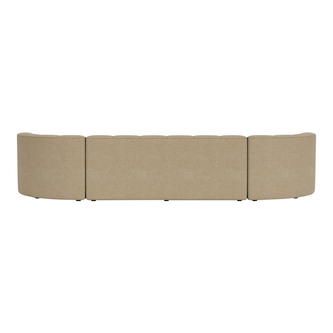 Eave Seamline Modular Sofa 4-Seater - Customizable Configurations (1+2) for Living Room, Lounge & Office Spaces