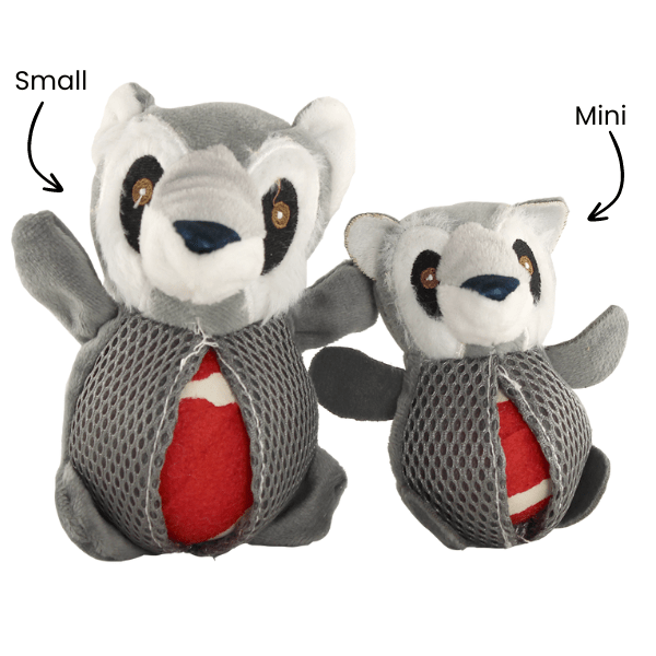 Gnawsome 2-in-1 Assorted Forest Friends Chew Toys for Puppies - Teething Relief & Dental Care - Perfect for Small & Medium Dog Breeds (Fox, Raccoon, Squirrel) - Indoor & Outdoor Playtime Fun
