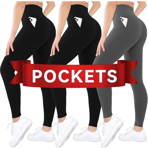 3 Packs With Pocket-dark Gray/2 Black
