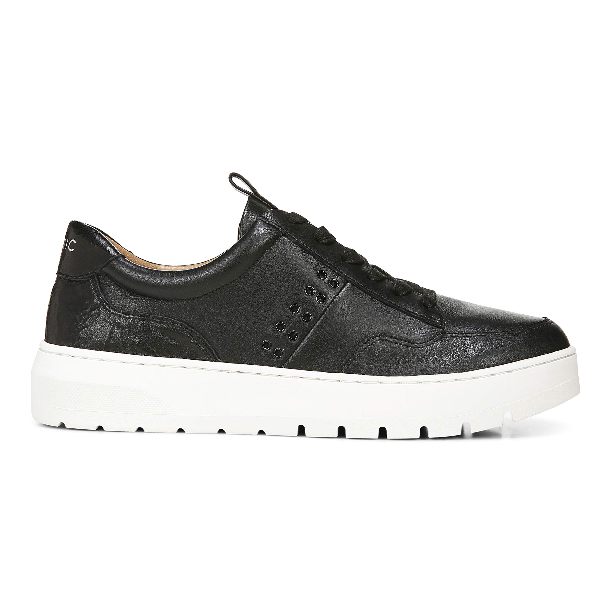 Vionic Ysenia Women's Casual Sneakers - Comfortable Walking Shoes for Women, Black, Size 8 Medium | Perfect for Everyday Wear, Work, and Travel