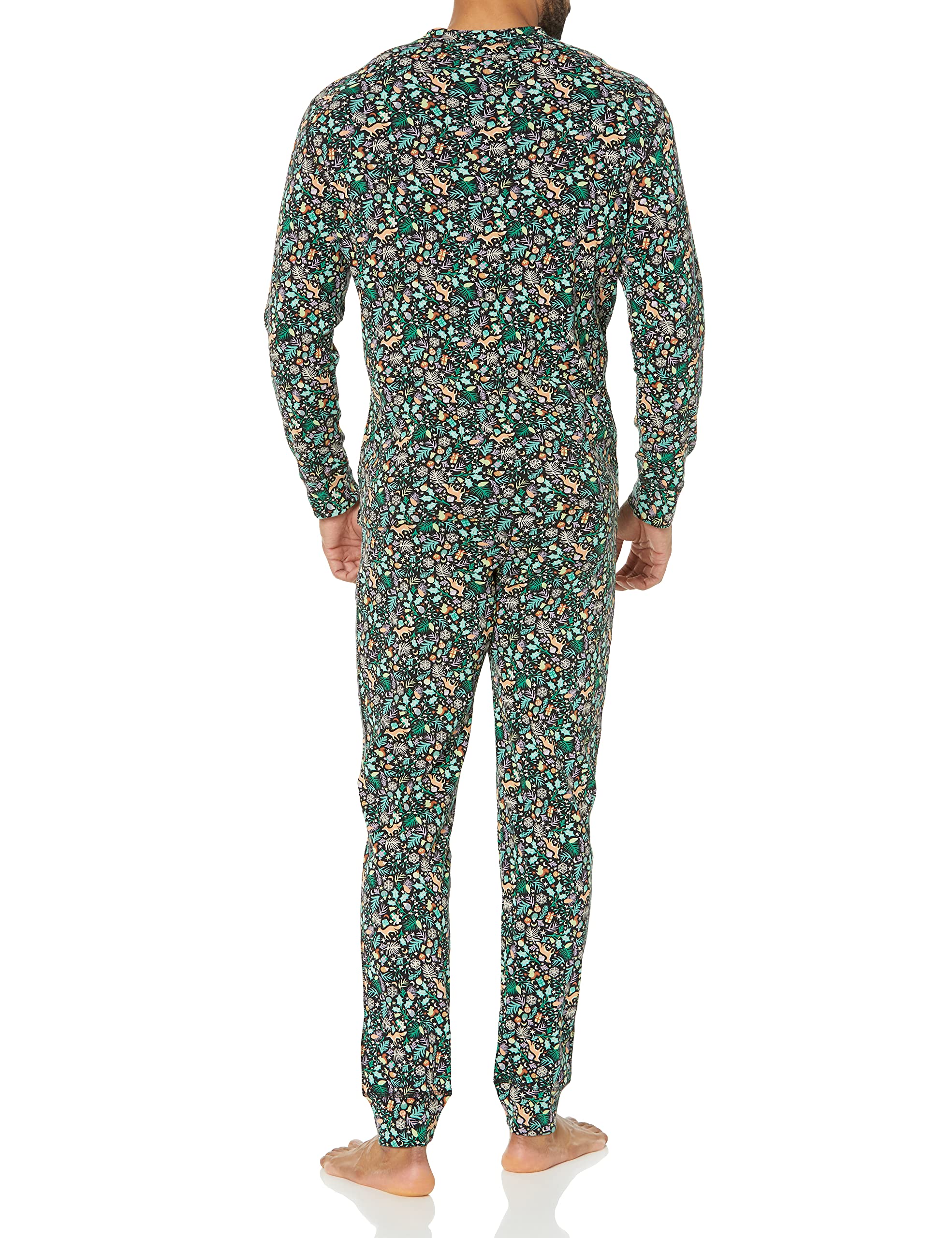 Amazon Essentials Men's Soft Cotton Knit Pajama Set - Comfortable Sleepwear for Relaxing at Home & Lounging