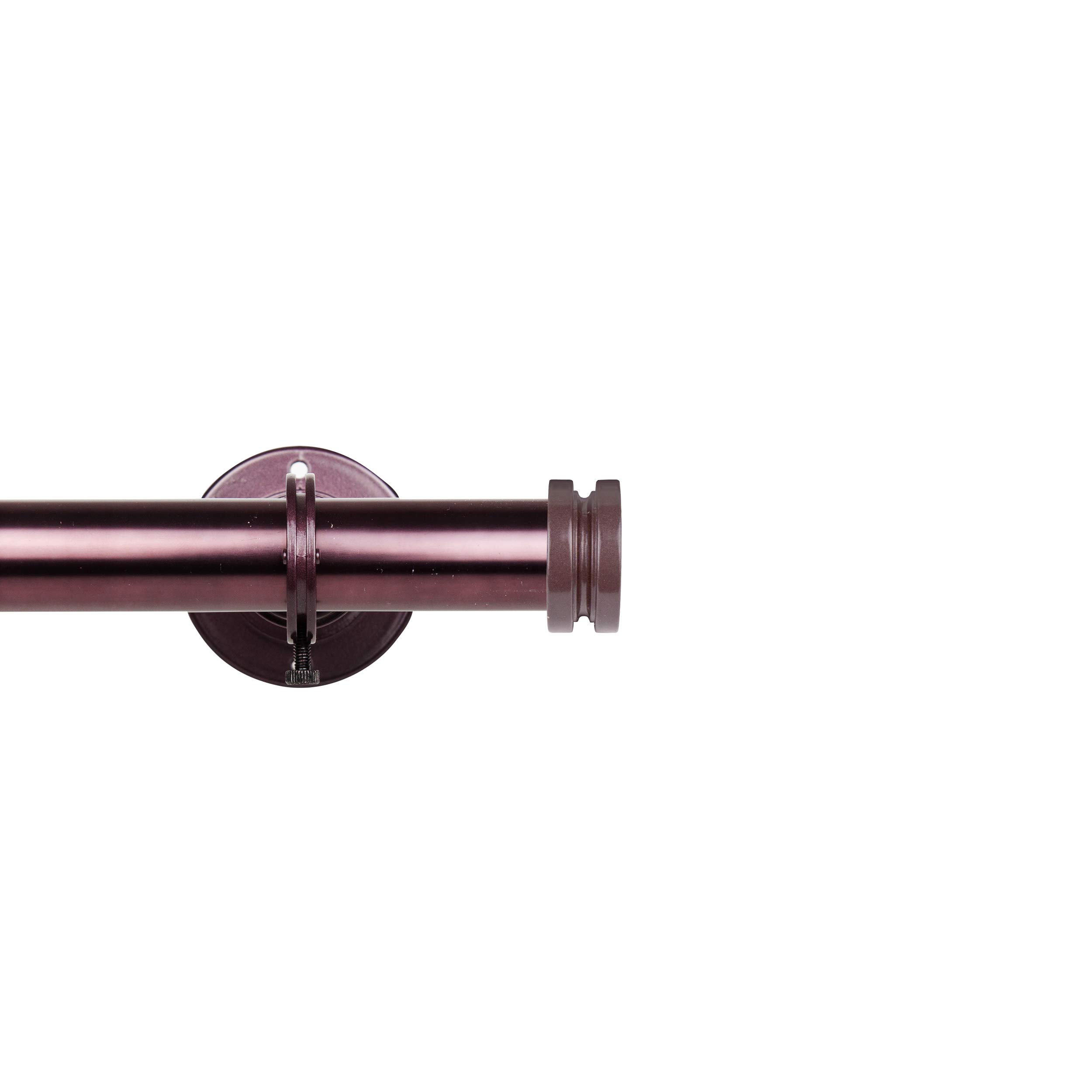Rod Desyne Rodeo 1-Inch Adjustable Ceiling Curtain Rod for Room Dividers | 66 to 120 Inches Extendable | Bronze Finish | Perfect for Home Theater, Studio Partitions & Open Space Decor