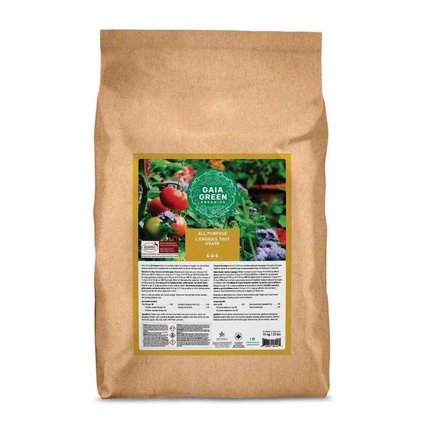 Gaia Green Organic All Purpose Fertilizer 4-4-4 NPK - Premium Plant Food for Indoor & Outdoor Gardens, Vegetables, Flowers & Lawns - Natural Nutrient Boost for Healthy Plant Growth