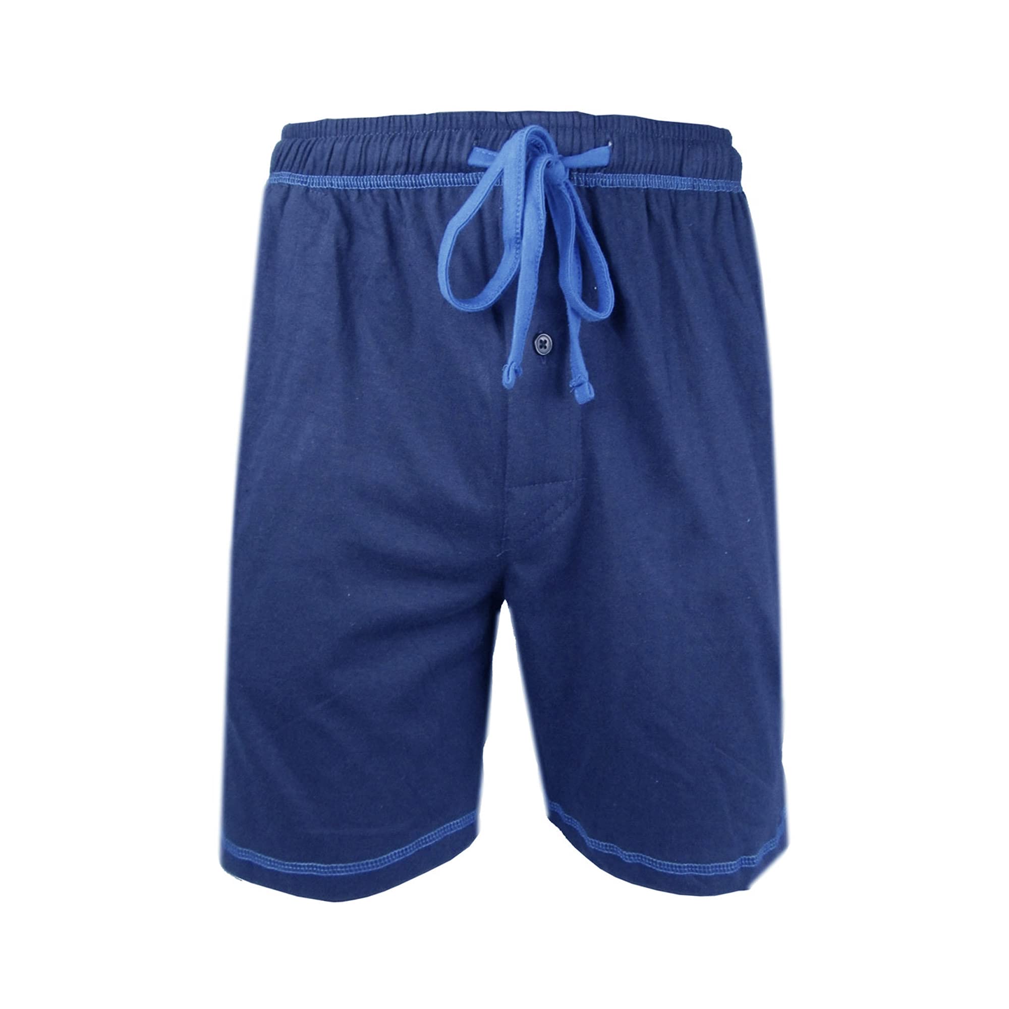 Brave Men's Cotton Super Soft Knit Lounge Shorts - Comfortable Sleepwear & Relaxing Home Pants for Lounging, Sleeping and Casual Wear