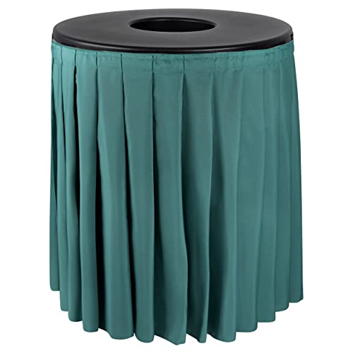 Black Top Maroon Skirt