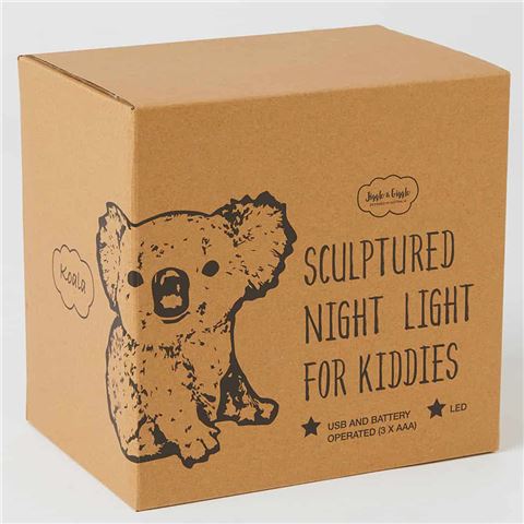 Koala Night Light - Handcrafted Sculptured LED Lamp for Kids Room, Nursery, Bedroom | Cute Animal Decor, Gift Idea for Baby Showers & Birthdays