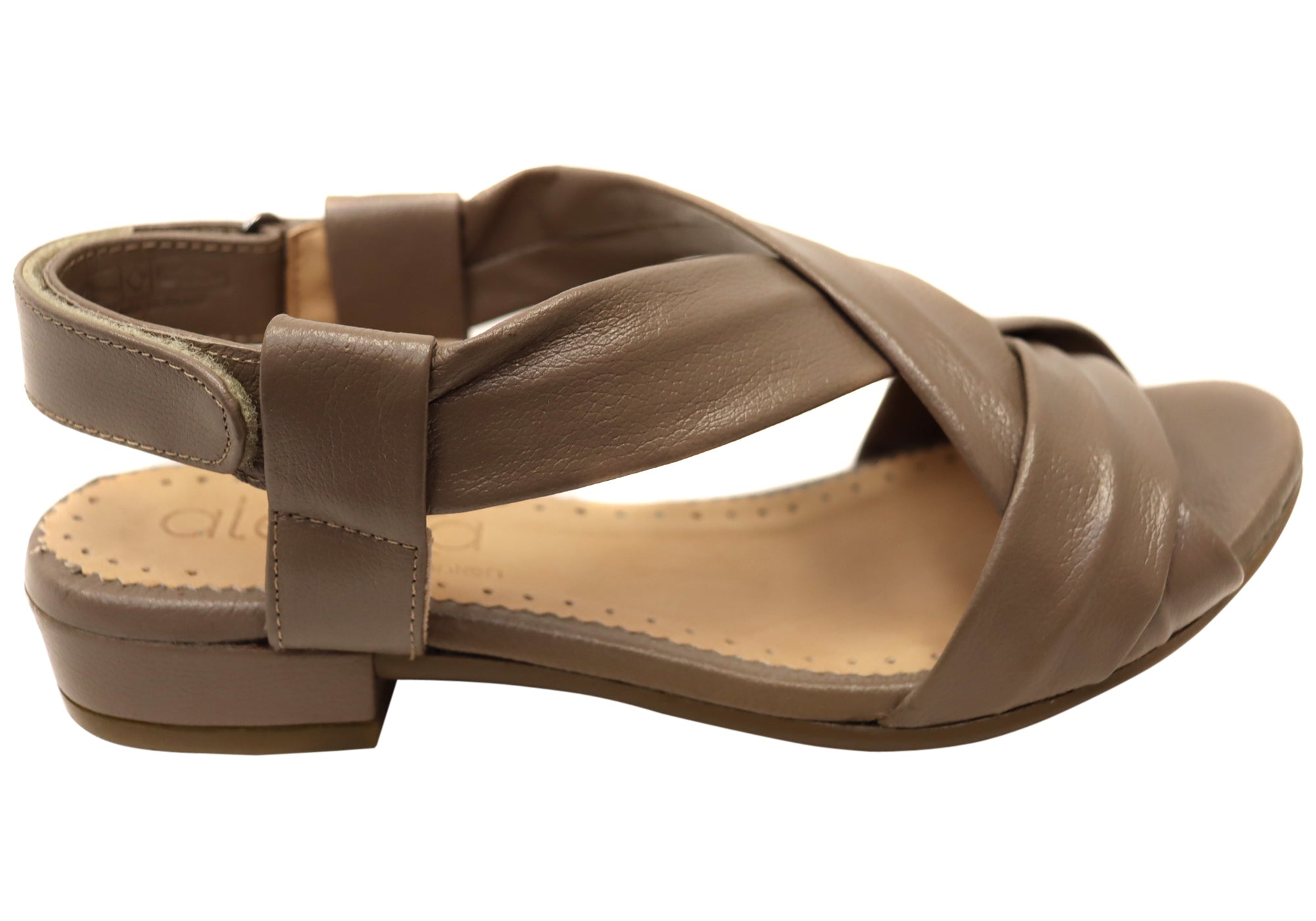 Opananken Janice Women's Comfortable Brazilian Leather Sandals - Breathable Summer Slides for Beach, Pool & Casual Outings
