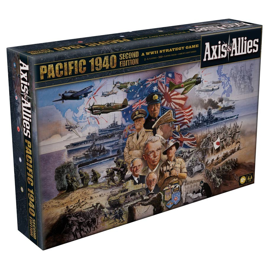 Axis and Allies Pacific 1940 (2nd Edition) - WWII Strategy Board Game for Adults & Teens - Perfect for Game Nights & History Enthusiasts
