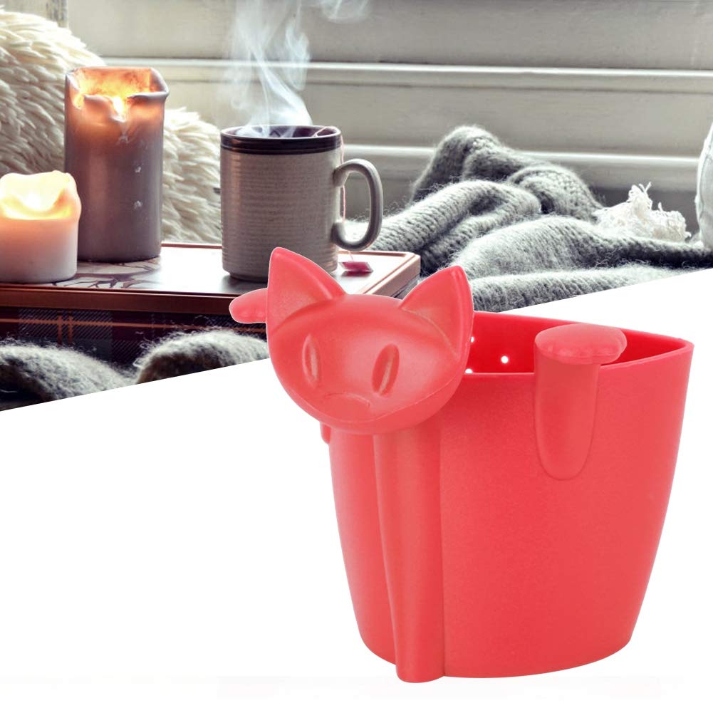 Cute Cat Shape Silicone Tea Infuser Strainer - Reusable Tea Maker Filter for Loose Leaf Tea - Perfect for Home, Office & Tea Lovers (Gift Idea)