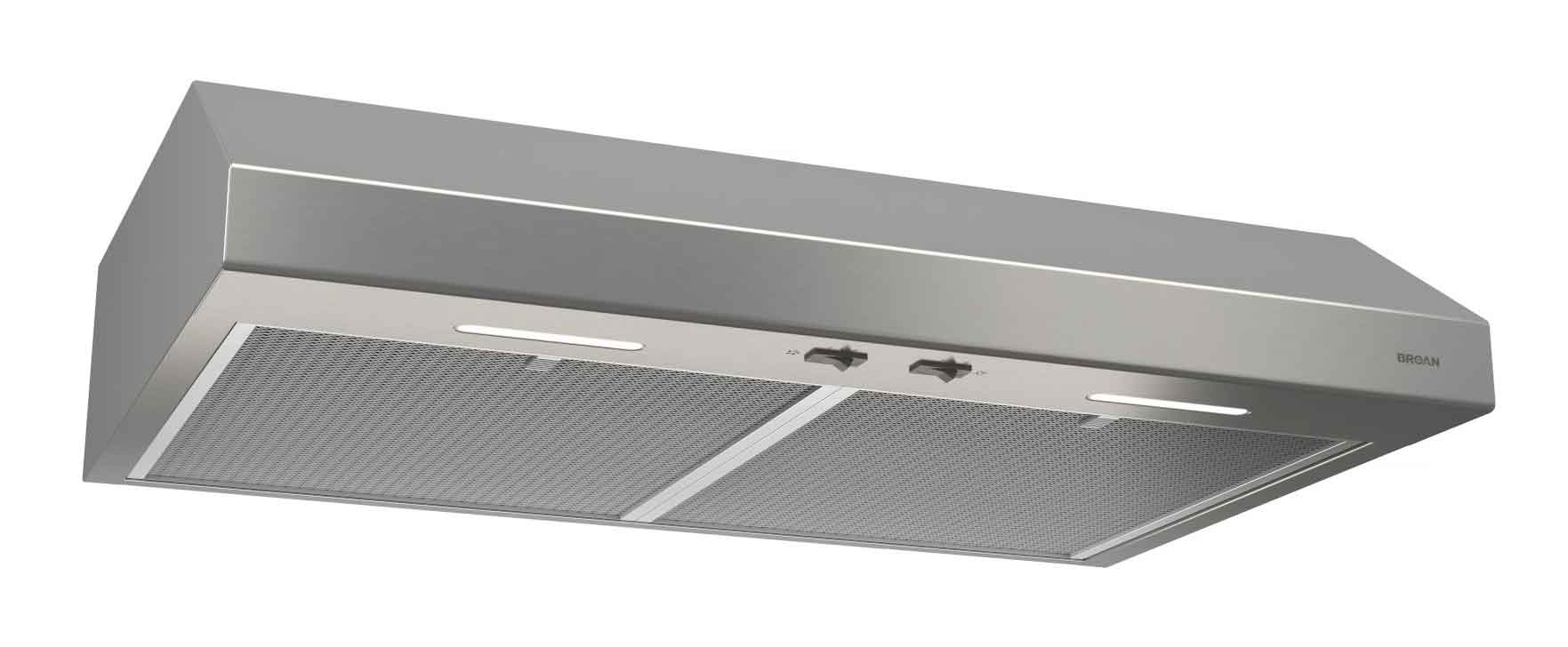 Broan 30-Inch Stainless Steel Under Cabinet Range Hood 300 CFM - BCSEK130SS | Powerful Kitchen Ventilation for Smoke & Cooking Odor Removal