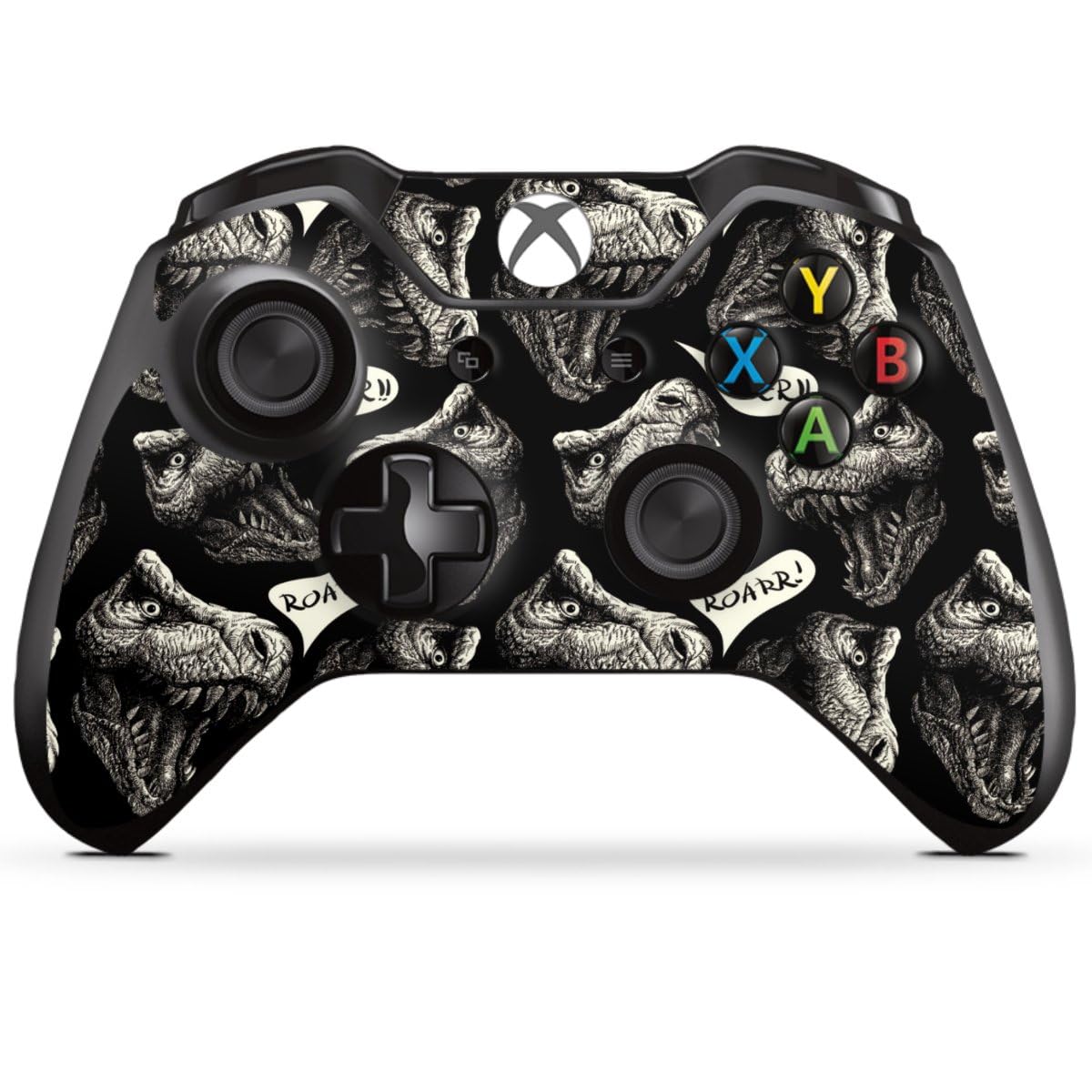 Dinosaur T-Rex Skin Sticker for Microsoft Xbox One Controller - Custom Protective Vinyl Decal Wrap for Gaming Accessories | Perfect for Gamers, Collectors & Dinosaur Enthusiasts