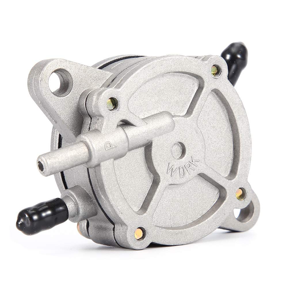 High Performance Aluminum Alloy Vacuum Fuel Pump for Motorcycle & Scooter - Compatible with GY6 50CC to 250CC Engines - Ideal for Fuel Transfer, Range Extension & Scooter Maintenance