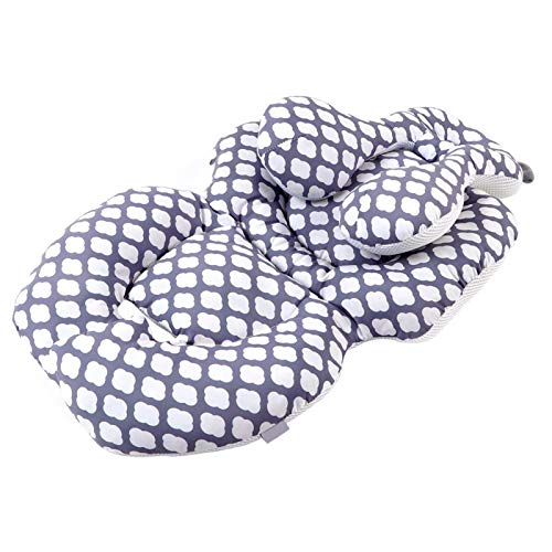 Wene 3D Air Mesh Infant Car Seat Insert - Lightweight Baby Stroller Liner with Detachable Head Support for Toddlers | Perfect for Car Seats, Strollers & Travel Accessories