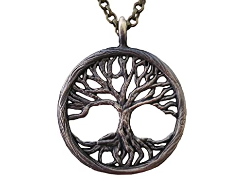 Yggdrasil Pendant V5 - Brass