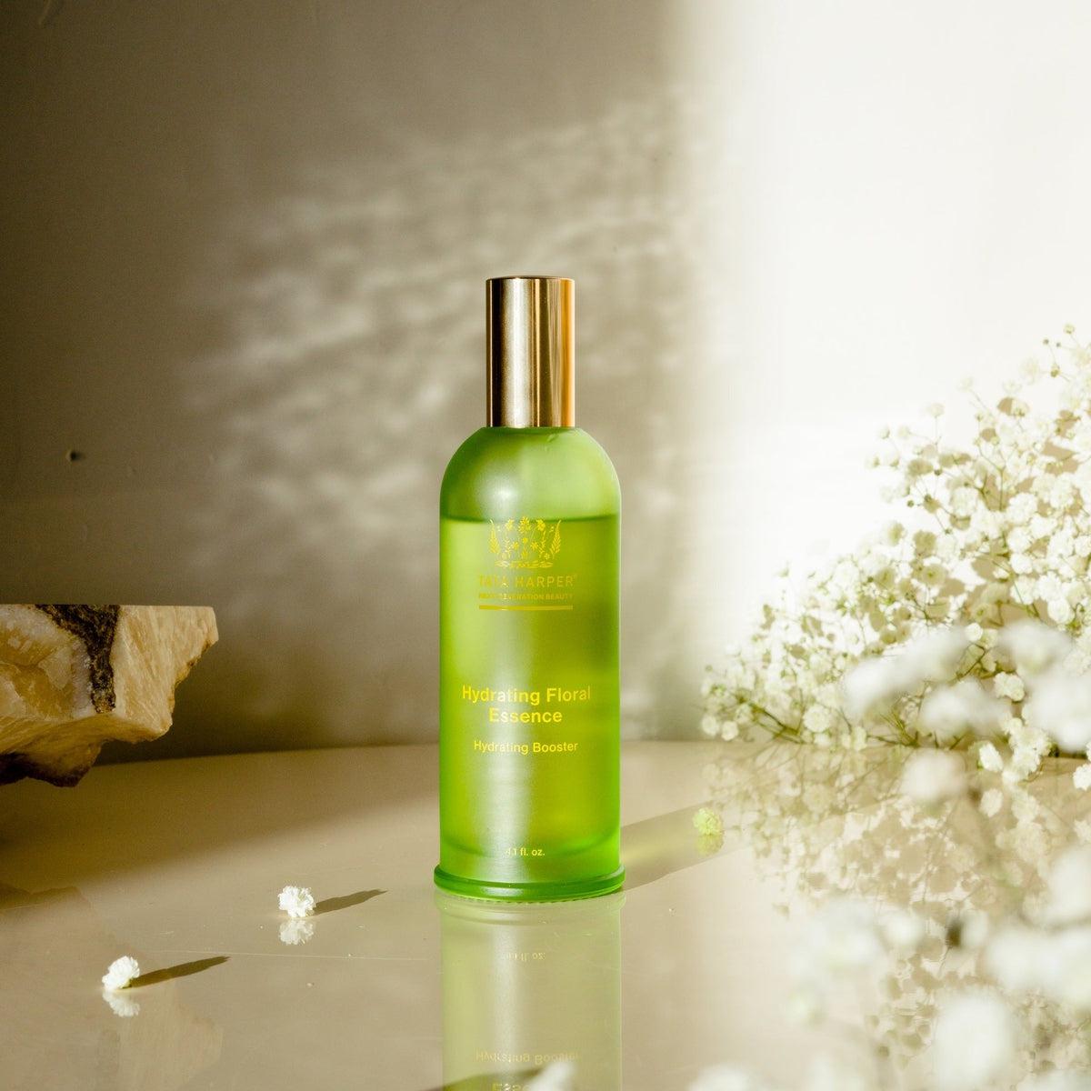 Hydrating Floral Essence Face Mist - Soothing Rose Water Facial Spray for Dry Skin - Perfect for Skincare Routine, Makeup Setting & On-the-Go Refreshment