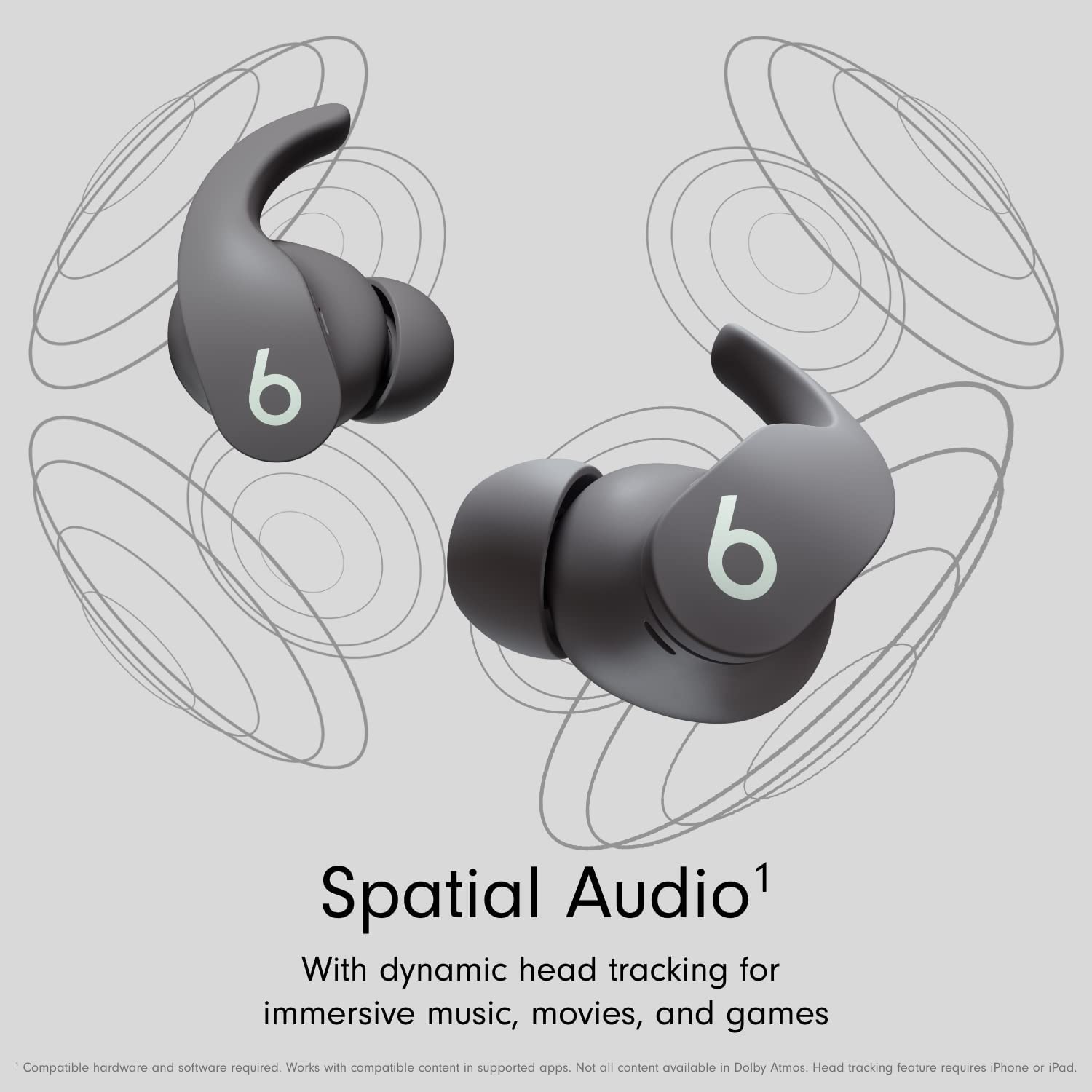Beats Fit Pro True Wireless Noise Cancelling Earbuds - Sage Gray (Renewed Premium) | Sweatproof Bluetooth Headphones for Workouts, Running & Gym | Active Noise Cancellation for Commuting & Travel
