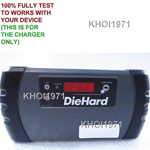 Original Wall Charger AC Adapter Power Cable for DH110 DieHard Lithium Car Jump Starter - Replacement Charger Cord (Not by DieHard) - Perfect for Home, Garage & Emergency Vehicle Power Supply