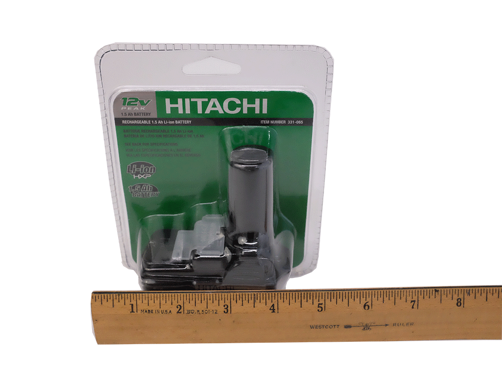 Hitachi UC 18YRL Universal Rapid Charger with 12V Battery - Compatible with 7.2V/18V Ni-Cad, Ni-MH & Lithium-Ion Power Tools - Perfect for DIY Projects & Professional Worksites