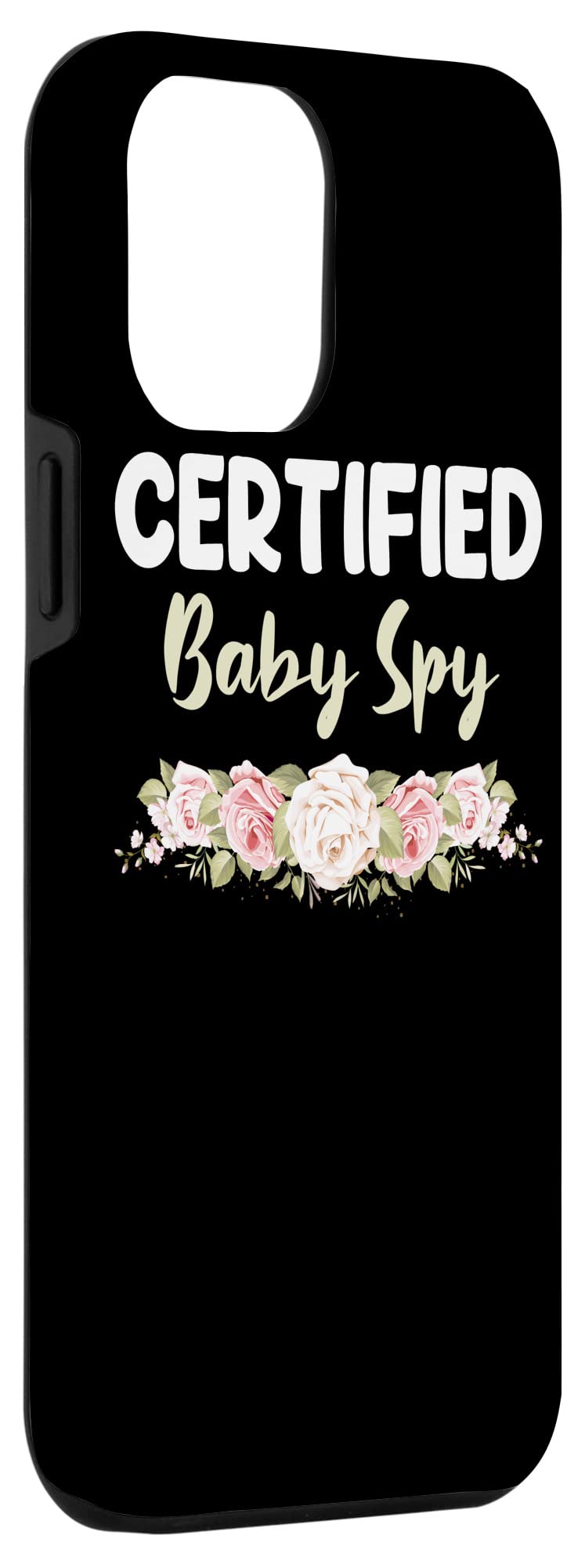 iPhone 12 Pro Max Funny Ultrasound Certified Baby Spy Sonographer Tech Case - Protective Phone Cover for Pregnant Women & Medical Jokes - Perfect for Sonographers, Expecting Parents & Prank Gifts