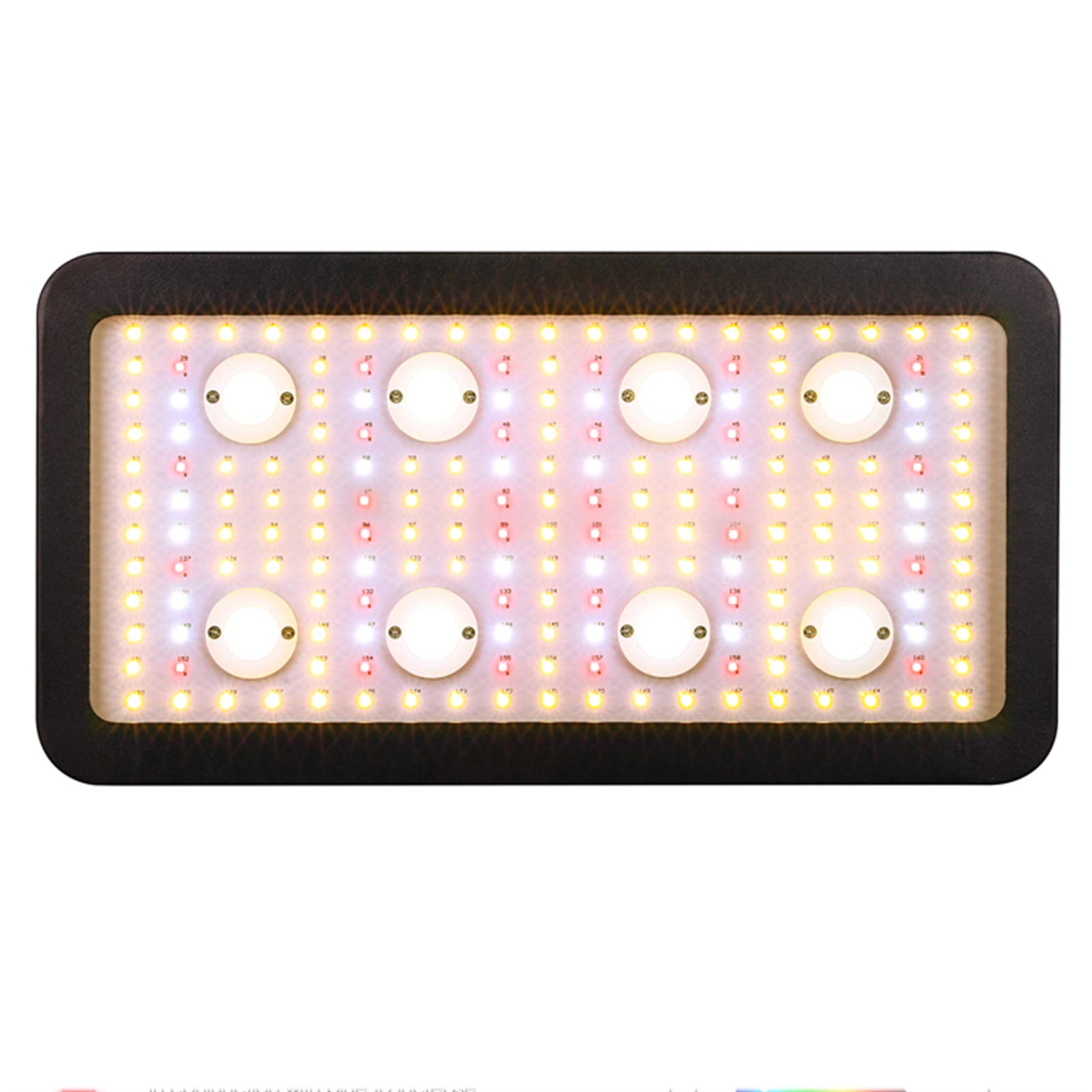 2400W Full Spectrum LED Grow Light with COB & SMD Chips - Sunlike Plant Light for Indoor Greenhouse Gardening with Timer & Dual Switch - Perfect for Hydroponics, Seed Starting, and Year-Round Plant Growth