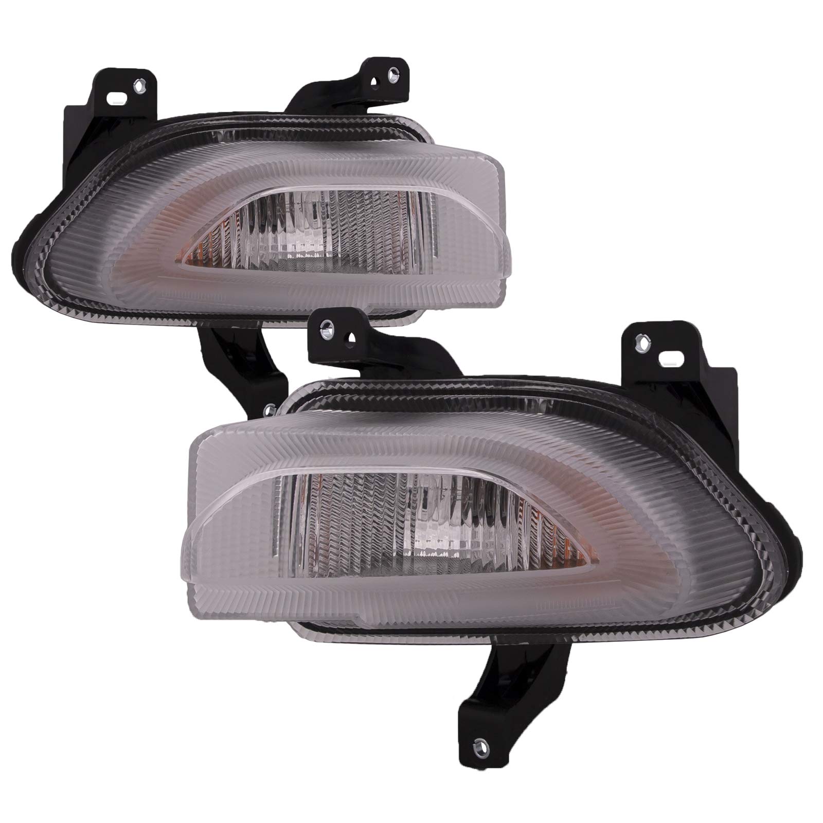 HEADLIGHTSDEPOT Side Turn Signal Lights Set - Left & Right Pair - CAPA Certified - Compatible with Jeep Renegade 2015-2018 - Parking Light Replacement - Perfect for Off-Roading & Night Driving