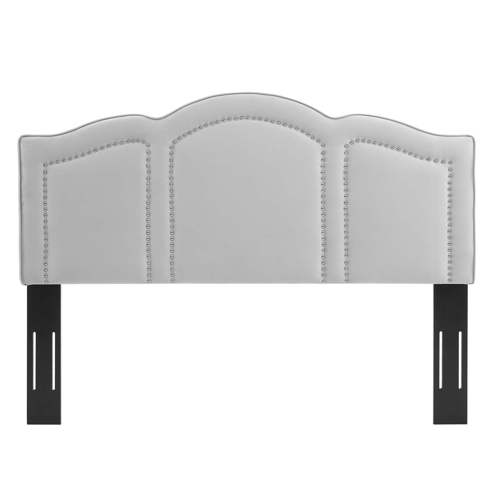 Luxury Cecilia Performance Velvet Headboard - Queen Size Upholstered Bed Frame for Master Bedroom, Soft and Durable Fabric, Easy to Clean - Perfect for Modern, Cozy, and Elegant Bedroom Decor