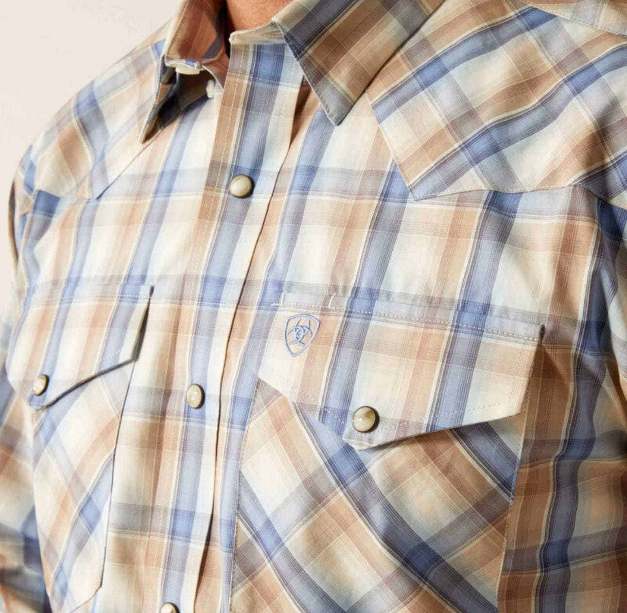 Ariat Men's Pro Series Clint Shirt - Western Work Shirt for Cowboy, Ranch & Outdoor Activities - Durable & Comfortable for Riding, Farming & Casual Wear