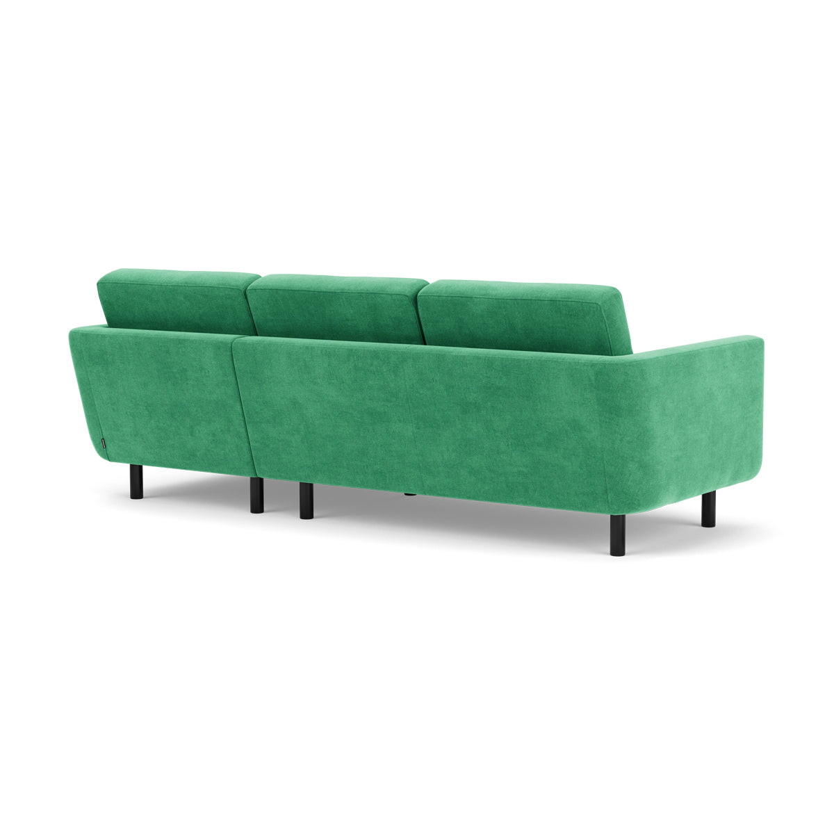 Conrad Fabric Right Chaise Sofa - Modern Sectional Couch for Living Room, Lounge & Home Theater - Comfortable Upholstered Furniture with Chaise Lounge