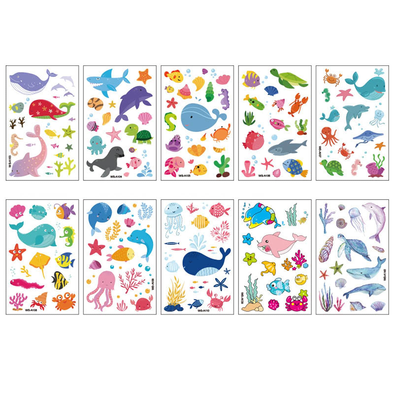 Skin-Friendly Temporary Tattoos for Kids & Adults - Waterproof Body Art Stickers for Parties, Events & Wall Decor - Perfect for Small Business Freebies & Tattoo Lovers