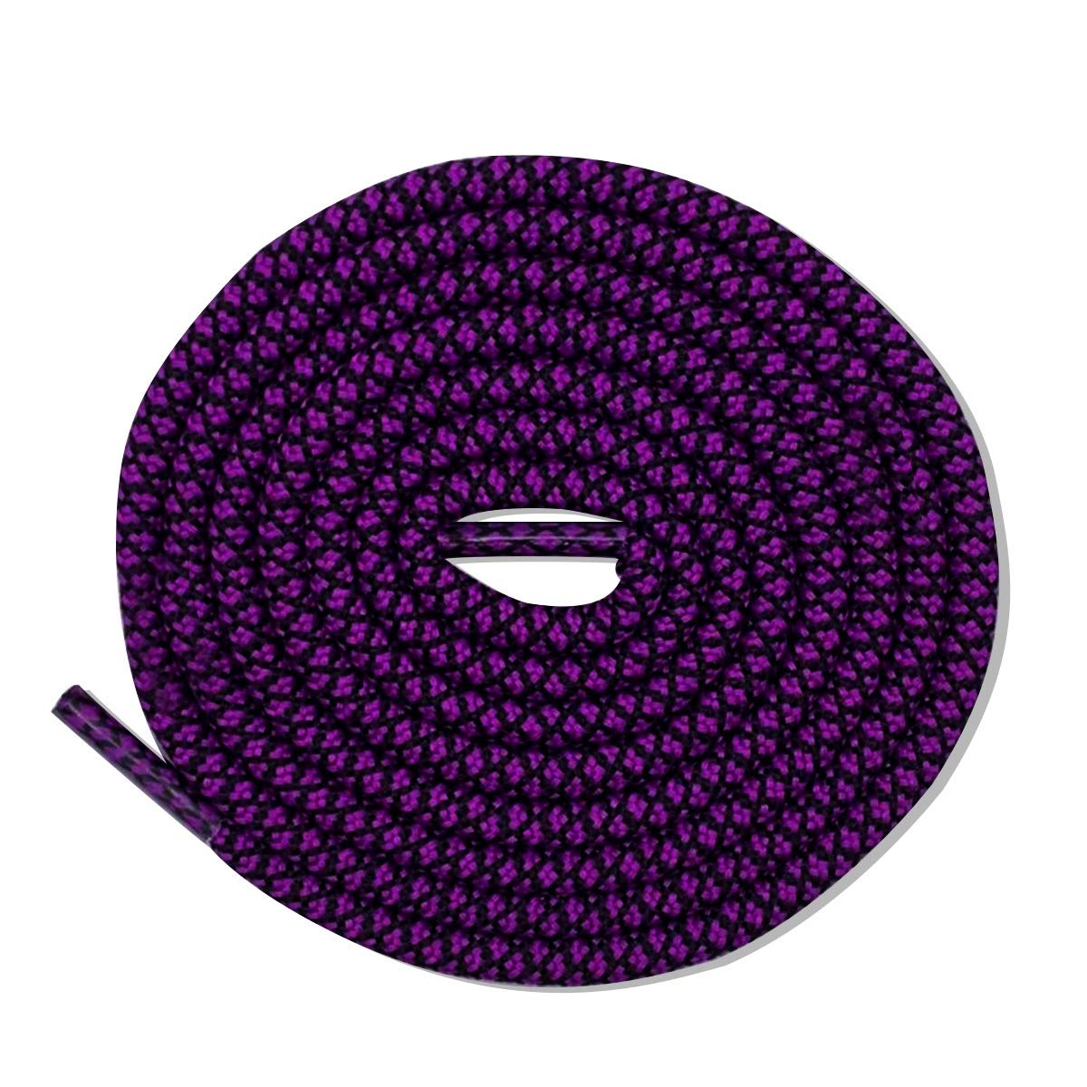 Mercury + Maia Heavy Duty Hiking Boot Laces - USA Made Round SuperRope Shoelaces (2 Pairs) - Durable for Outdoor, Work Boots & Military Use