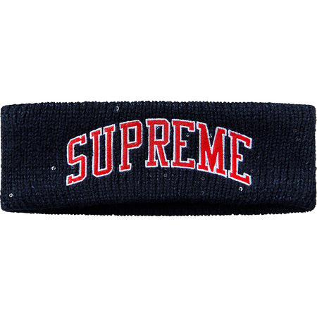 Supreme New Era Sequin Arc Logo Headband - Fashion Hair Accessory for Women & Girls - Perfect for Concerts, Parties, and Sports Events