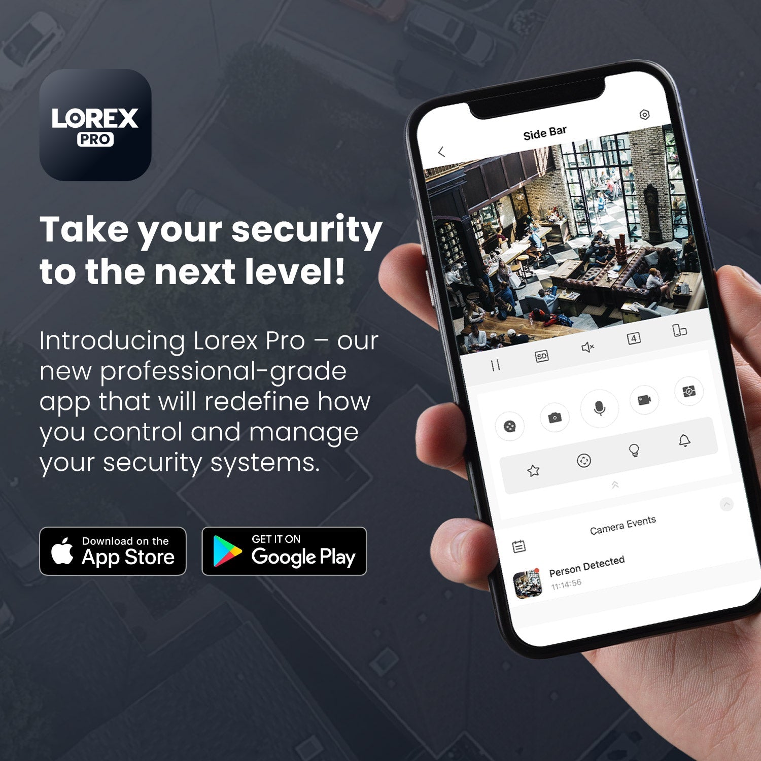 Lorex Elite Series 4K 16 Channel 4TB Wired Security System with P2 Wired 2K IP Mini PTZ Cameras - Home & Business Surveillance for Indoor/Outdoor Protection