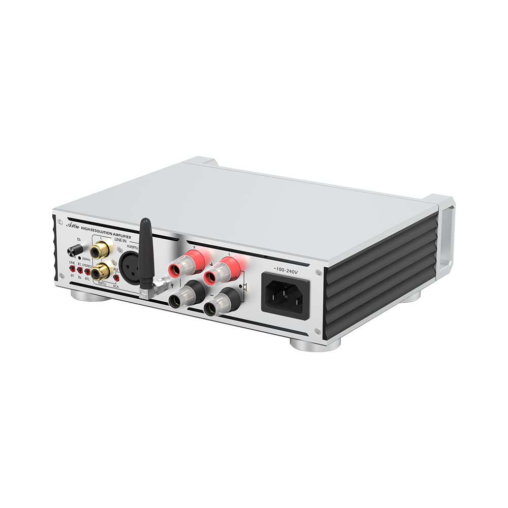 Sabaj A10a 2022 Version Class D Power Amplifier - 225W MA5332M Chip, Bluetooth 5.0, XLR & RCA Inputs, 110W x 2 RMS (4Ω), Ultra-Low 0.005% THD+N - Perfect for Home Theater, Studio Monitoring & Hi-Fi Audio Systems