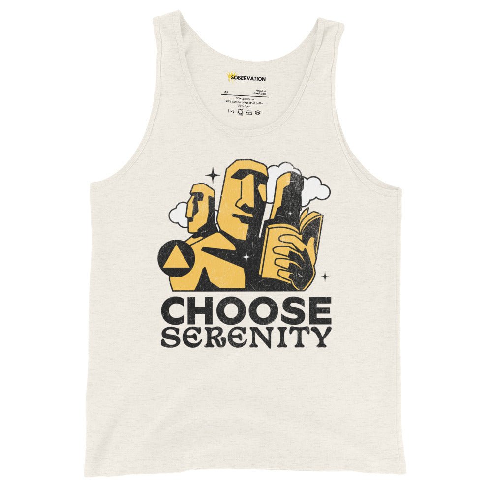 Serenity Men's Recovery Tank Top - Breathable & Comfortable Workout Shirt for Gym, Running & Post-Workout Relaxation